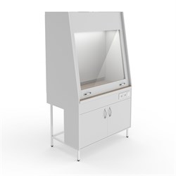 Вытяжной шкаф со столешницей из керамогранитной плитки Теолаб ШВ-1200 КГ 5018