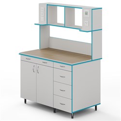 Пристенный стол со столешницей из керамогранитной плитки СЛП НВК 1200 КГ 5059_30EE7