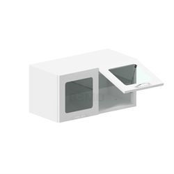 Шкаф медицинский двустворчатый подвесной со стеклом ШМП СКБ-2С 5119