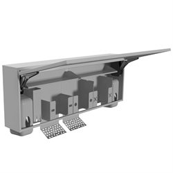 Шкаф медицинский подвесной ШМП СКБ-М модульный 1100 мм 5125_B5223