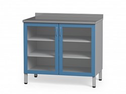 Тумба медицинская металлическая со столешницей из нержавеющей стали БТ-25С 5198