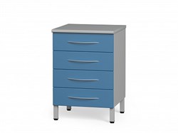 Тумба медицинская металлическая БТ-02/4 5203