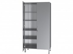 Шкаф медицинский из нержавеющей стали AISI-304, двухстворчатый, с полками БТ-ШНПР 5275_D5B52