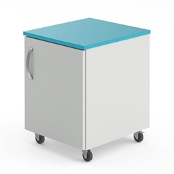 Подкатная металлическая лабораторная тумба с дверцей Теолаб ТК-420-Д-Профи 5574