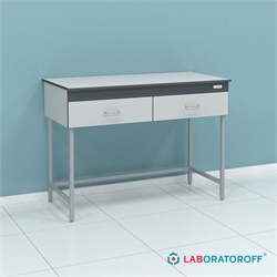 Стол лабораторный СТ.СЛЯ.к.120.60.90 с выдвижными ящиками для работы стоя (серия Стандарт) 6256