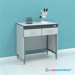 Стол лабораторный СТ.СЛЯ.90.60.90 с выдвижными ящиками для работы стоя 6346