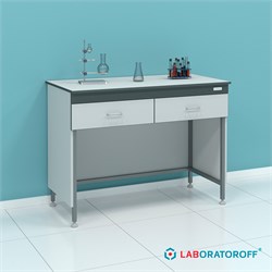 Стол лабораторный СТ.СЛЯ.120.60.90 с выдвижными ящиками для работы стоя 6347