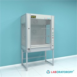 Вытяжной шкаф кислотостойкий с боковым остеклением ПП.ШВХ.124 6395_2047B