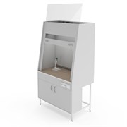 Вытяжной шкаф со столешницей из керамогранитной плитки и с сантехникой Теолаб ШВ-1200 КГ-С 5019