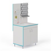 Стол-мойка лабораторный МО НВК 800 ПП (800×600×1650) 5030