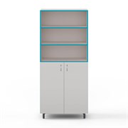 Шкаф для хранения документов со стеклом ШД НВК 800 (800x460x1820) 5037