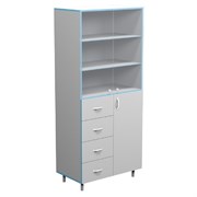 Шкаф для хранения лабораторной посуды СП НВК 800 (800x460x1820) 5039