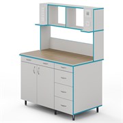 Пристенный стол со столешницей из керамогранитной плитки СЛП НВК 1200 КГ 5059_30EE7