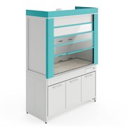 Металлический вытяжной шкаф без сантехники Теолаб ШВМ-1500 МОН-Комфорт 5104_3CA3D