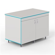 Закрытый стол для работы стоя со столешницей из монолитной керамики СЛЗ НВК 1200 МОН 5152_C1DE8