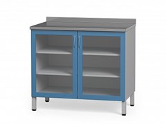 Тумба медицинская металлическая со столешницей из нержавеющей стали БТ-25С 5198