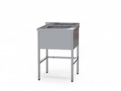 Стол медицинский с мойкой из нержавеющей стали AISI 304, БТ-СМ 5236