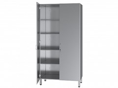 Шкаф медицинский из нержавеющей стали AISI-304, двухстворчатый, с полками БТ-ШНПР 5275_D5B52