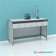 Стол лабораторный СТ.СЛЯ.150.60.90 с выдвижными ящиками для работы стоя 6348